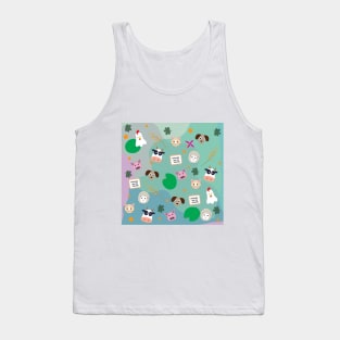 The farm pattern Tank Top